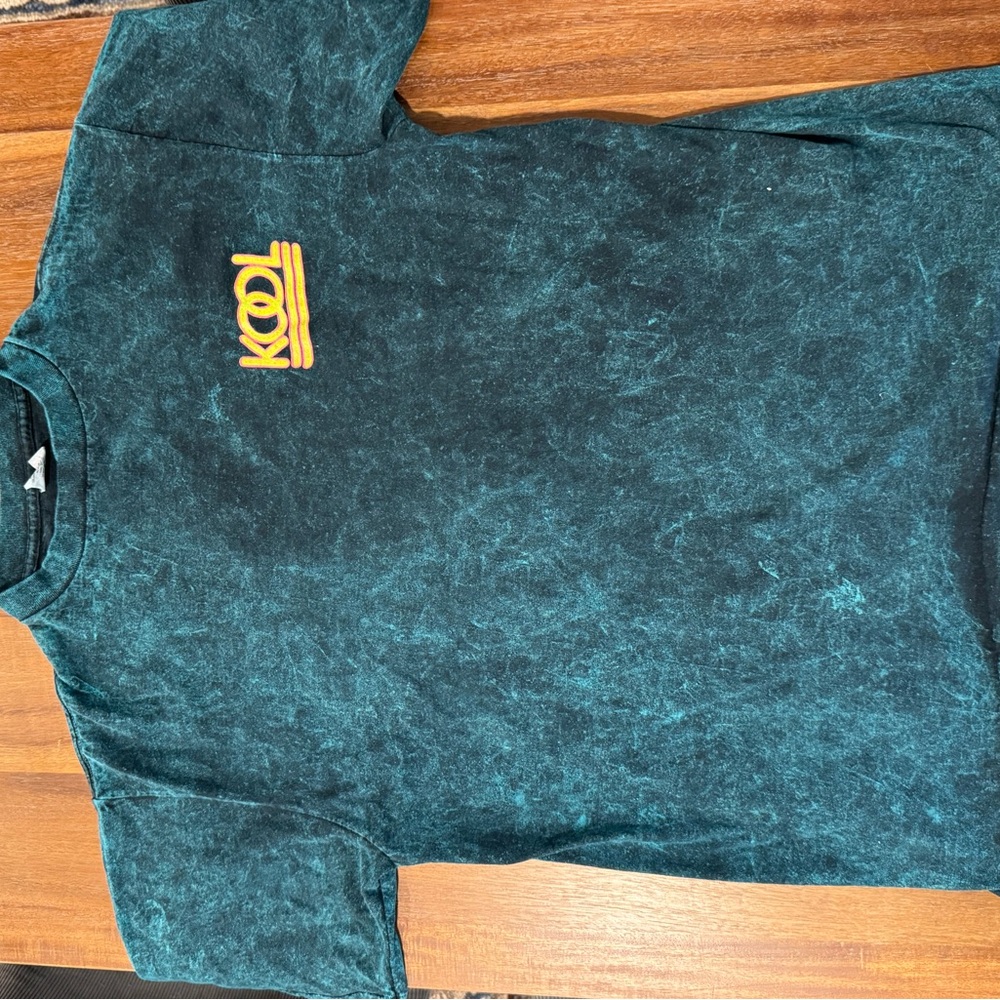 Vintage 90s Kool Cigarettes Acid Wash Tie Dye Tshirt Size XL made in the USA - Picture 8 of 8